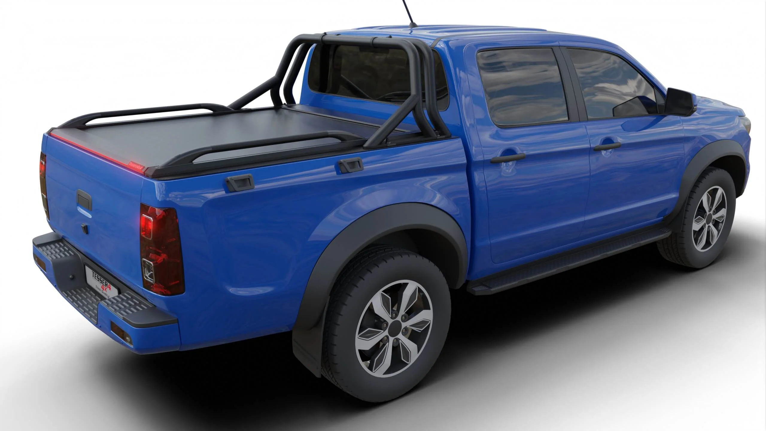DNA Motoring TTC-HARD-082 Copertura Rigida 3 Parti Per Jeep Gladiator 2020+ | Letto 1,5 M, Senza Binari, Nera, Portata 159 Kg - 2